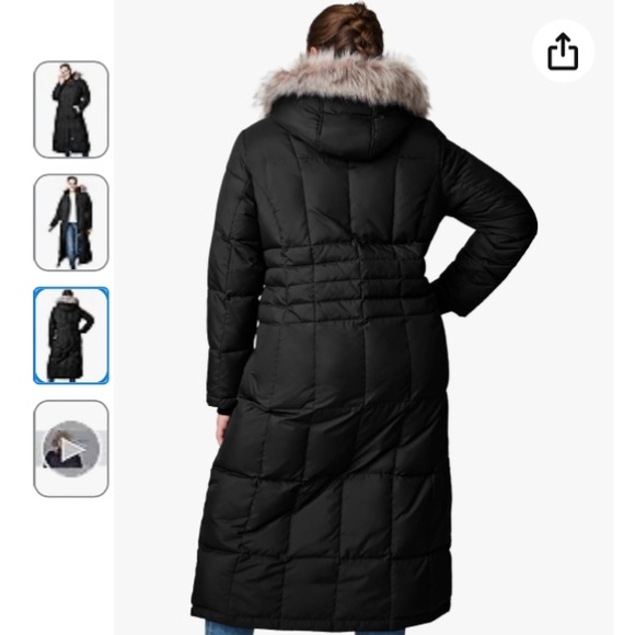 Free Country Women's Plus Size Full Length Splendor Down Jacket - 3X - Picture 4 of 12